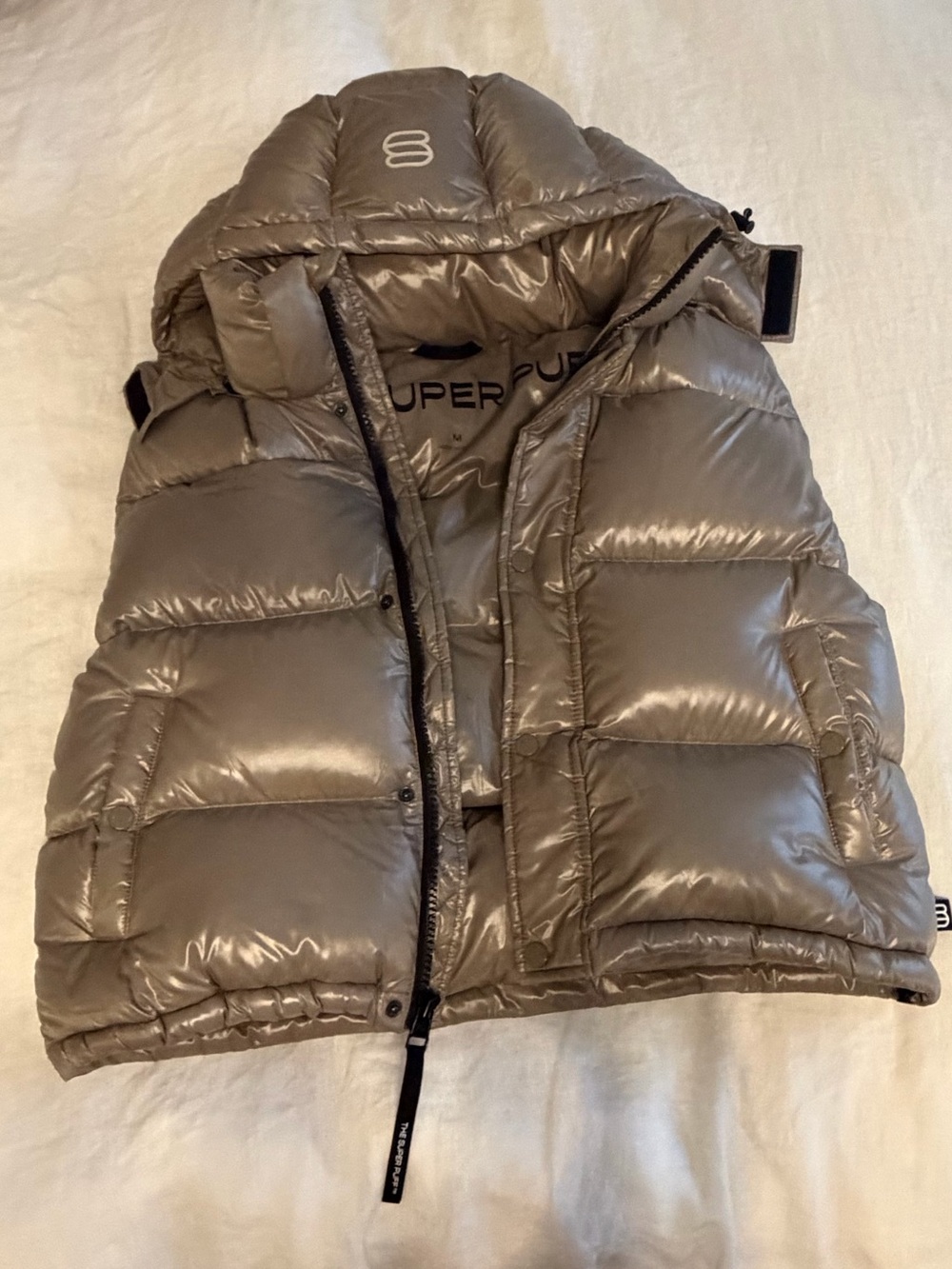 Aritzia Women’s Superpuff Vest Metallic Size Medium